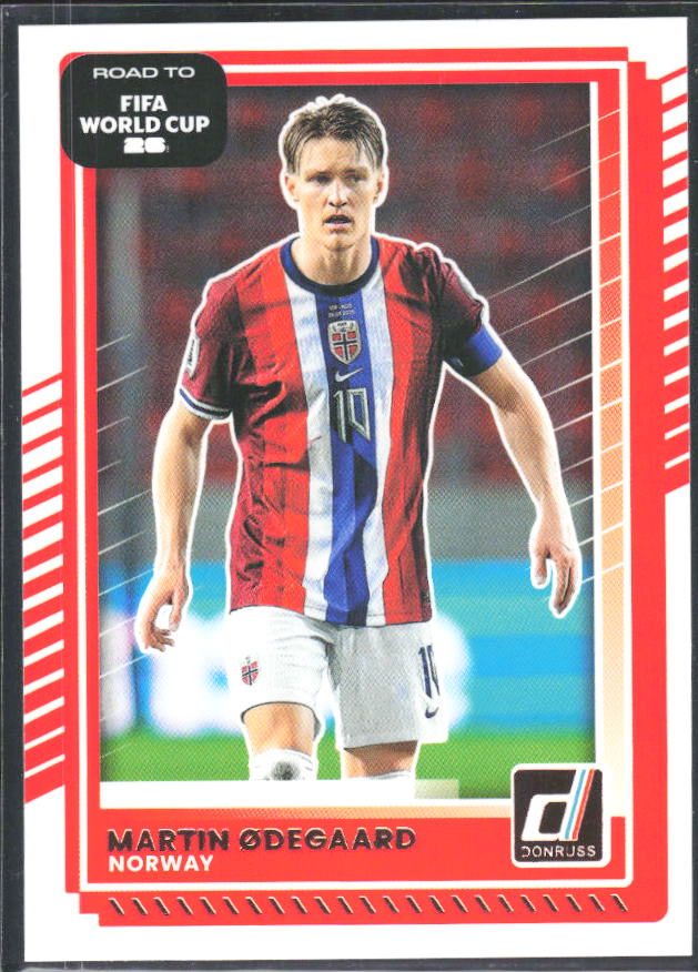 Martin Ødegaard 2025-26 Donruss Road to FIFA World Cup #166 – framsida