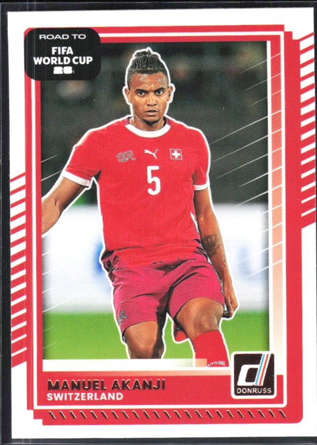 Manuel Akanji 2025-26 Donruss Road to FIFA World Cup #176 – framsida