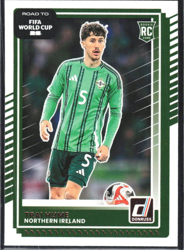 Trai Hume 2025-26 Donruss Road to FIFA World Cup #46 – framsida