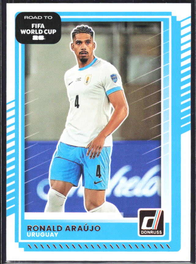 Ronald Araújo 2025-26 Donruss Road to FIFA World Cup #51 – framsida