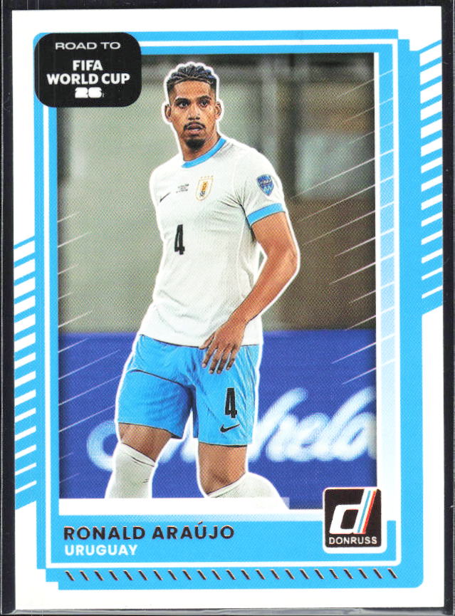 Ronald Araújo 2025-26 Donruss Road to FIFA World Cup #51 – framsida
