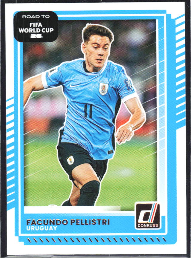 Facundo Pellistri 2025-26 Donruss Road to FIFA World Cup #53 – framsida