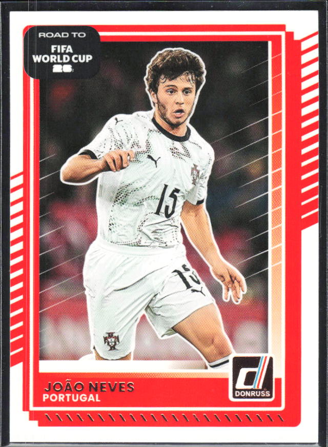 João Neves 2025-26 Donruss Road to FIFA World Cup #86 – framsida