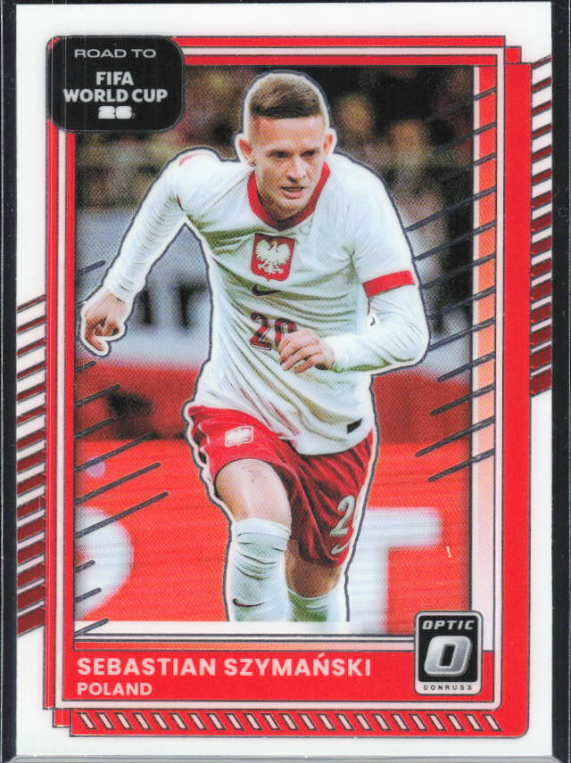 Sebastian Szymański 2025-26 Donruss Road to FIFA World Cup Optic #199 – framsida