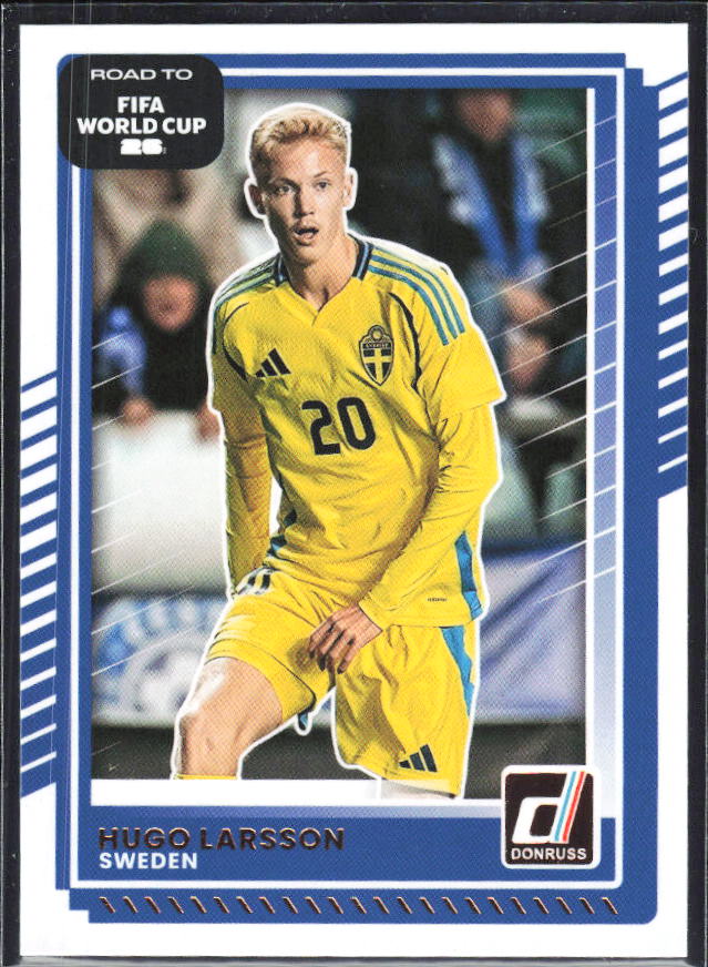 Hugo Larsson 2025-26 Donruss Road to FIFA World Cup #80 – framsida