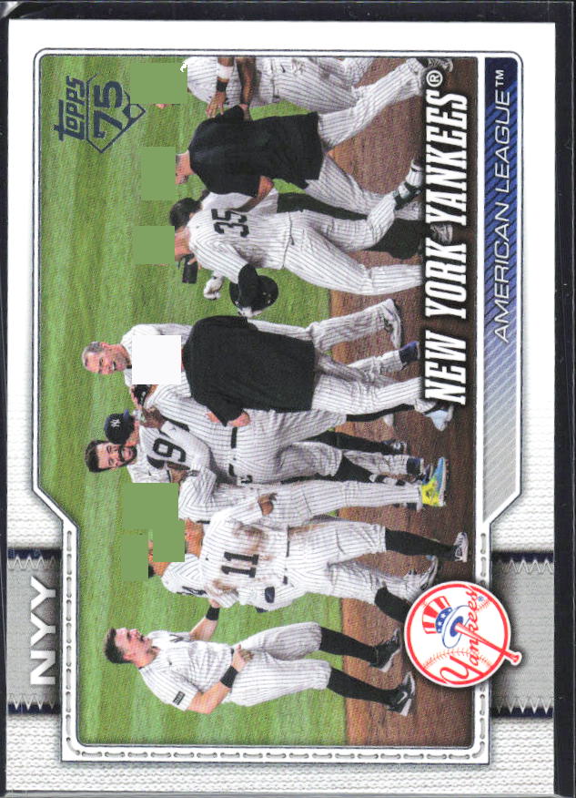 New York Yankees 2026 Series 2 Team Card #628 – framsida