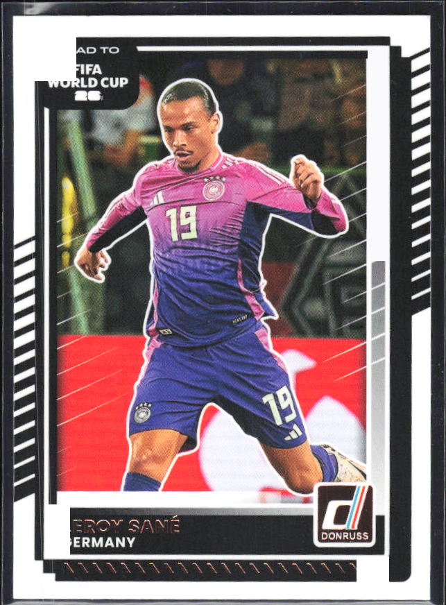 Leroy Sané 2025-26 Donruss Road to FIFA World Cup #37 – framsida