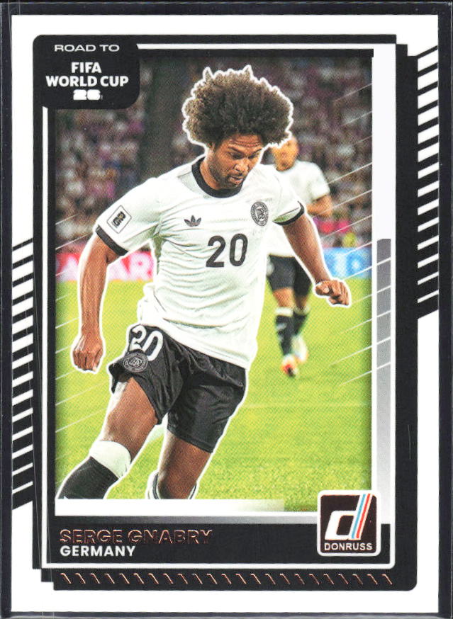 Serge Gnabry 2025-26 Donruss Road to FIFA World Cup #38 – framsida