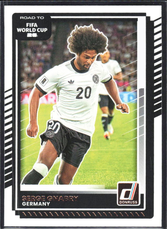 Serge Gnabry 2025-26 Donruss Road to FIFA World Cup #38 – framsida