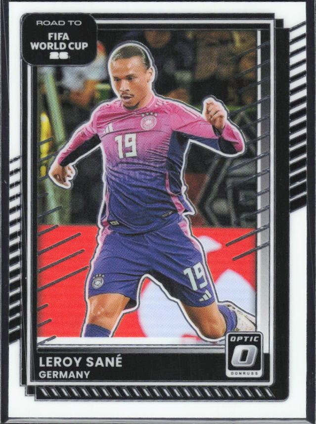 Leroy Sané 2025-26 Donruss Road to FIFA World Cup Optic #37 – framsida