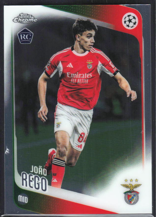 João Rêgo 2025-26 Chrome UEFA #168 – framsida