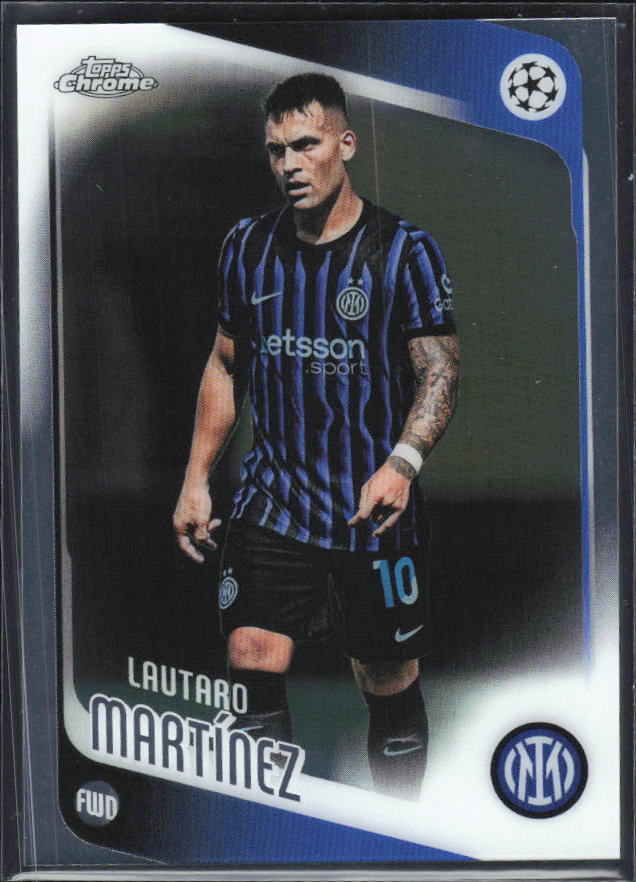 Lautaro Martínez 2025-26 Chrome UEFA #156 – framsida