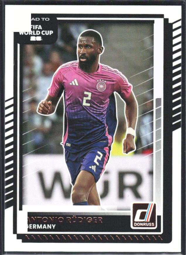 Antonio Rüdiger 2025-26 Donruss Road to FIFA World Cup #29 – framsida
