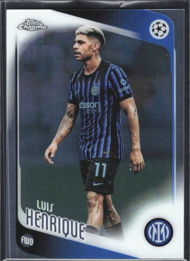 Luis Henrique 2025-26 Chrome UEFA #131 – framsida