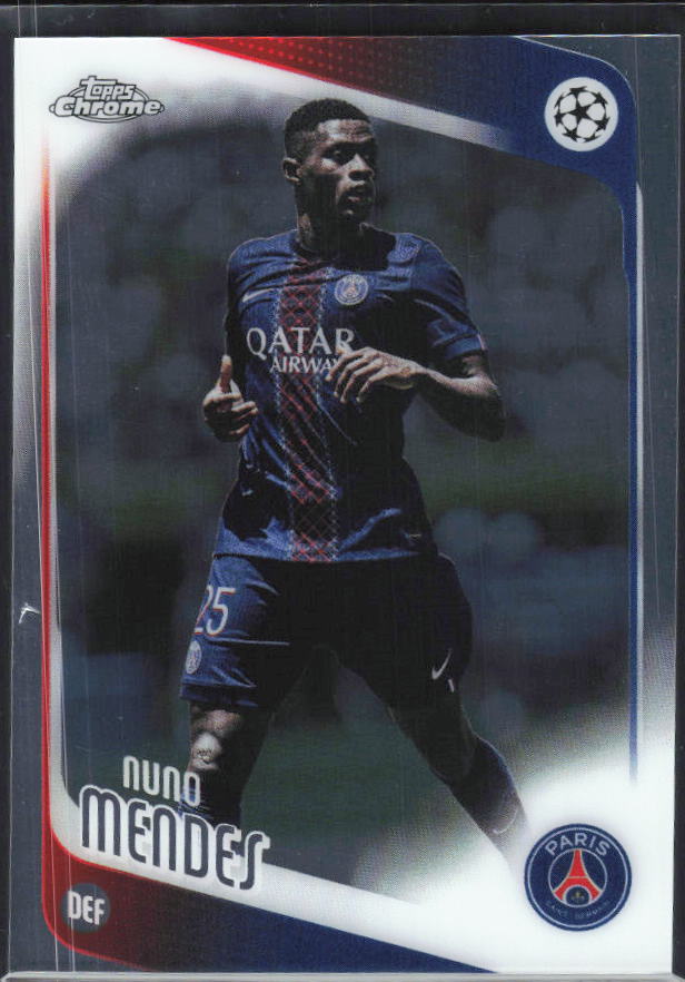 Nuno Mendes 2025-26 Chrome UEFA #69 – framsida