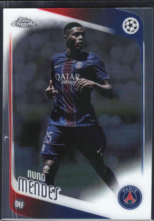 Nuno Mendes 2025-26 Chrome UEFA #69 – framsida
