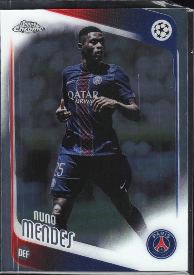 Nuno Mendes 2025-26 Chrome UEFA #69 – framsida