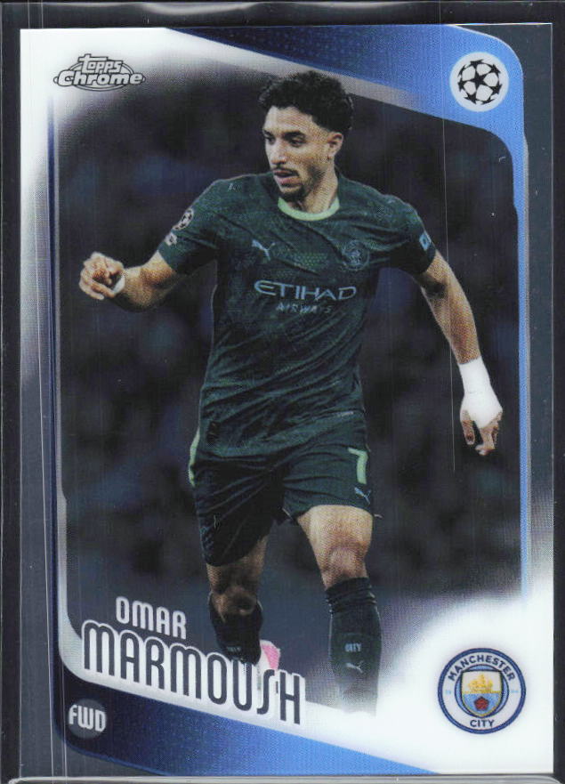 Omar Marmoush 2025-26 Chrome UEFA #80 – framsida