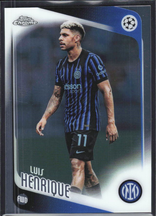 Luis Henrique 2025-26 Chrome UEFA #131 – framsida