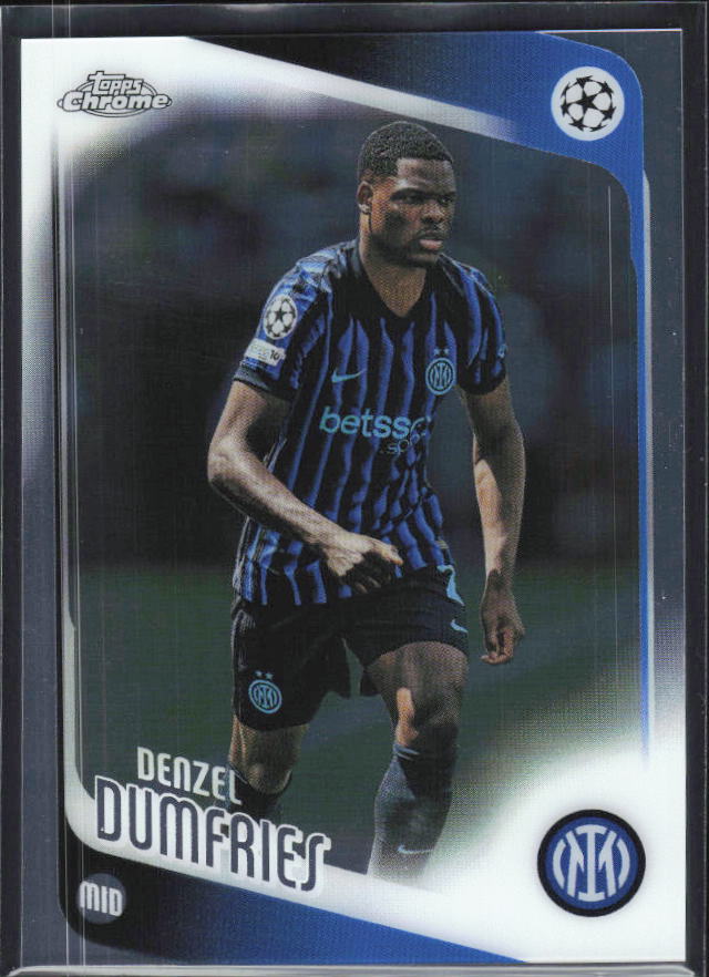 Denzel Dumfries 2025-26 Chrome UEFA #145 – framsida