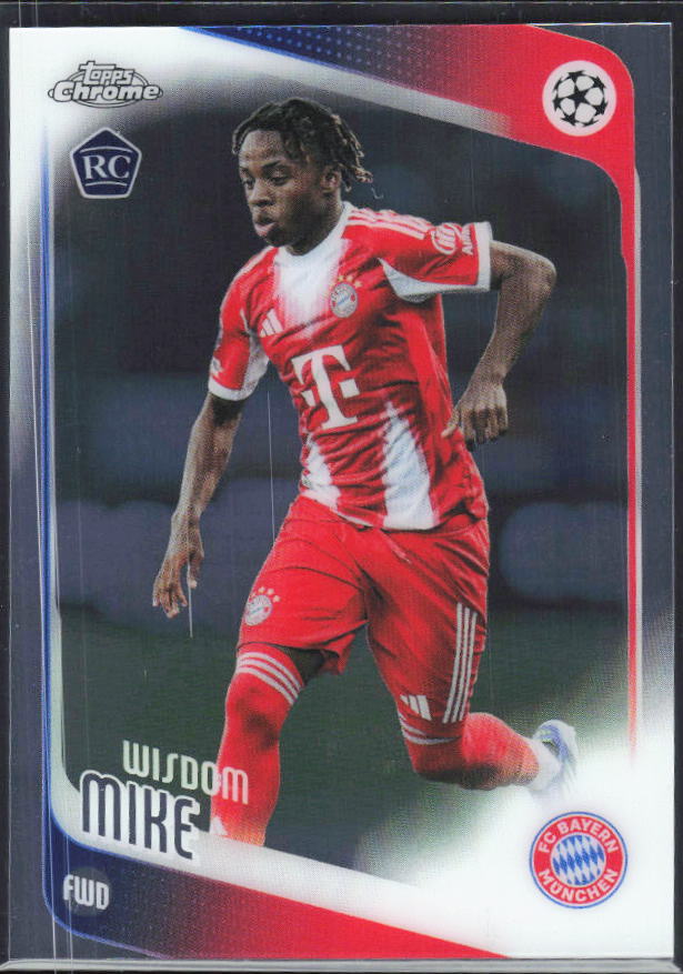 Wisdom Mike 2025-26 Chrome UEFA #88 – framsida
