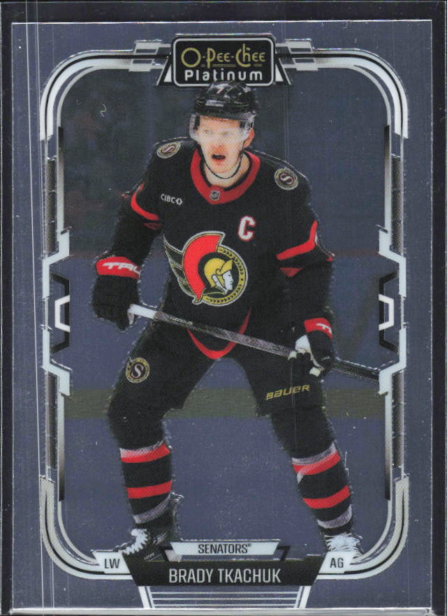 Brady Tkachuk 2025-26 O-Pee-Chee Platinum #122 – framsida
