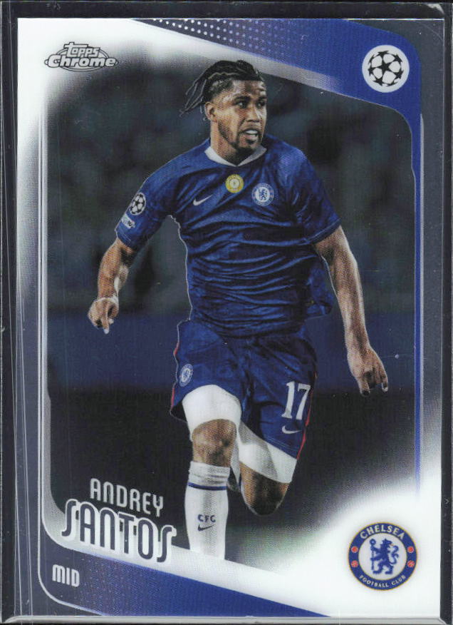 Andrey Santos 2025-26 Chrome UEFA #107 – framsida