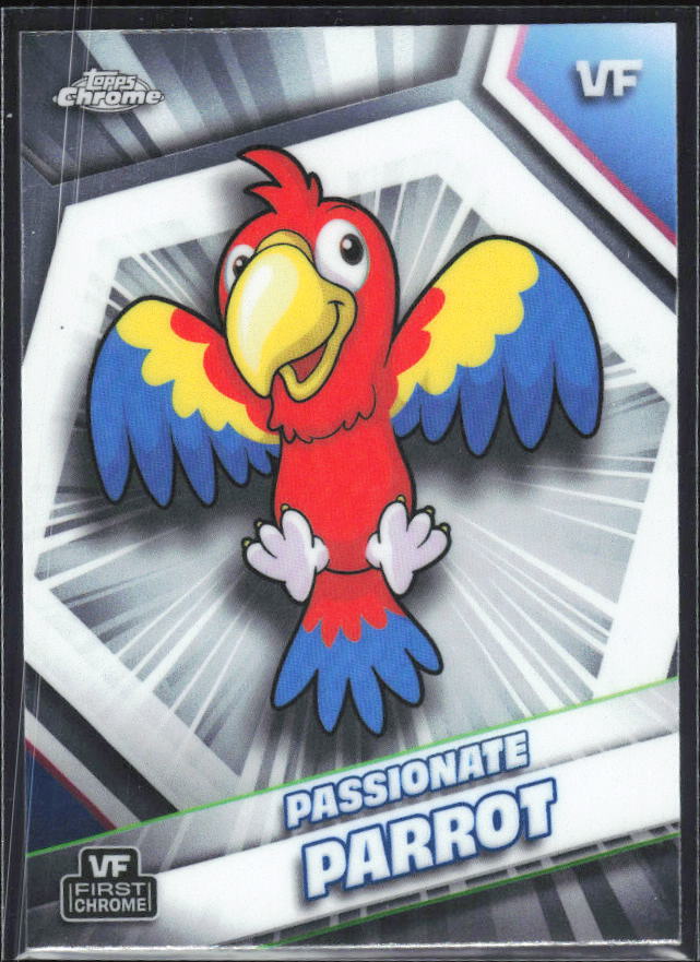 Passionate Parrot 2026 Chrome VeeFriends #132 – framsida