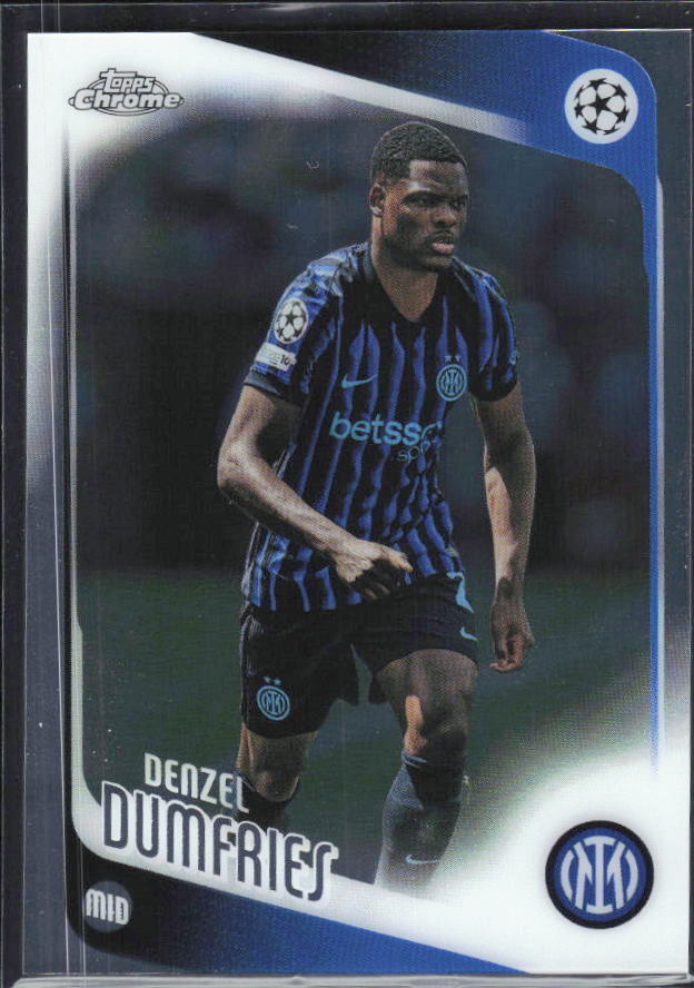 Denzel Dumfries 2025-26 Chrome UEFA #145 – framsida