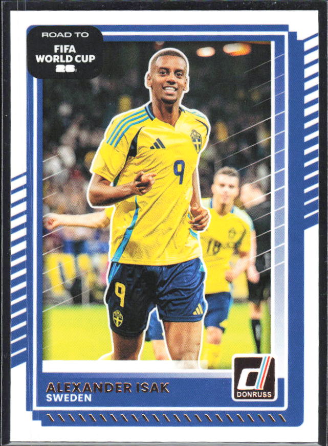 Alexander Isak 2025-26 Donruss Road to FIFA World Cup #81 – framsida