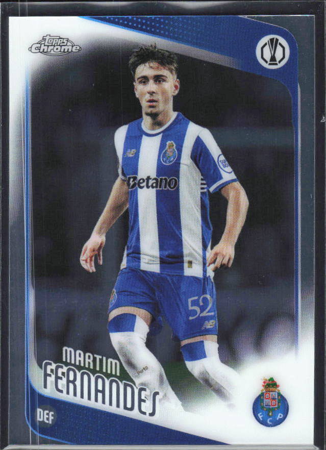 Martim Fernandes 2025-26 Chrome UEFA #62 – framsida