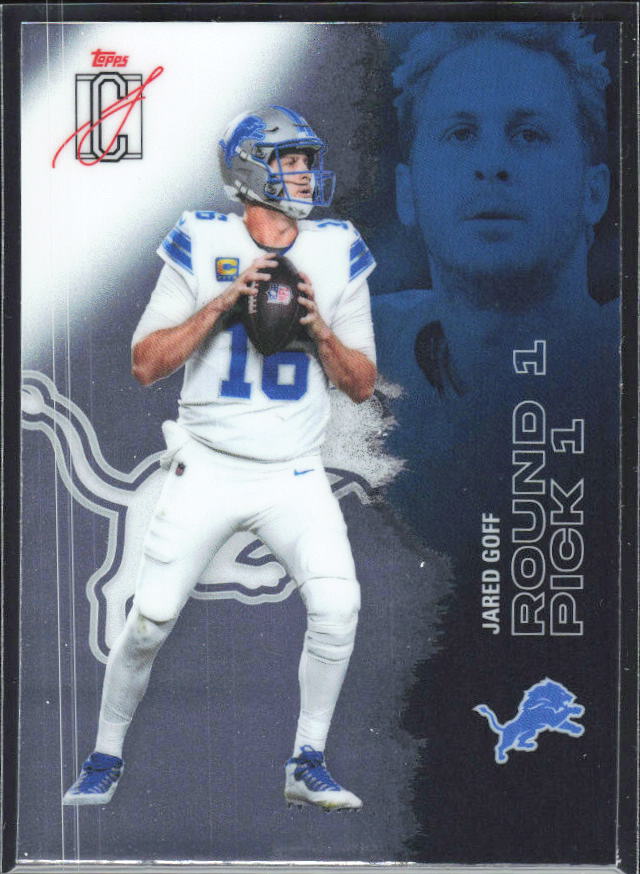 Jared Goff 2025 Signature Class #58 – framsida
