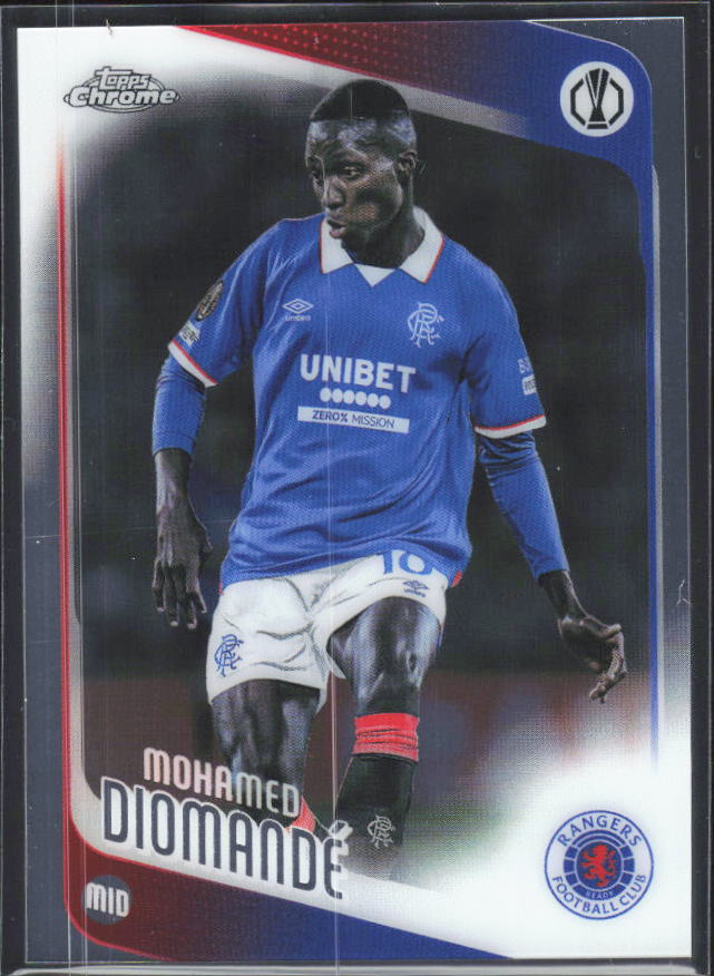 Mohamed Diomandé 2025-26 Chrome UEFA #45 – framsida