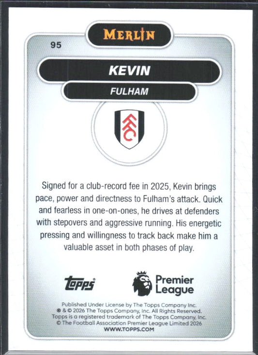 Kevin 2026 Merlin Premier League #95 – baksida