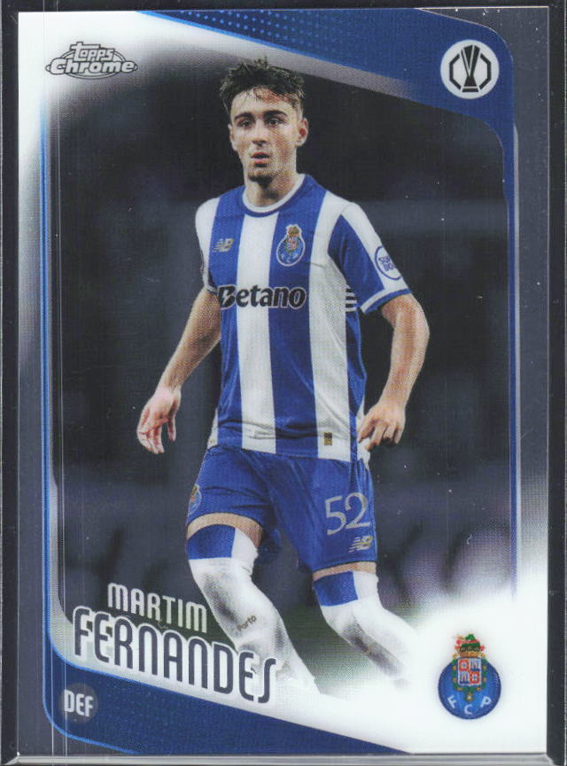 Martim Fernandes 2025-26 Chrome UEFA #62 – framsida