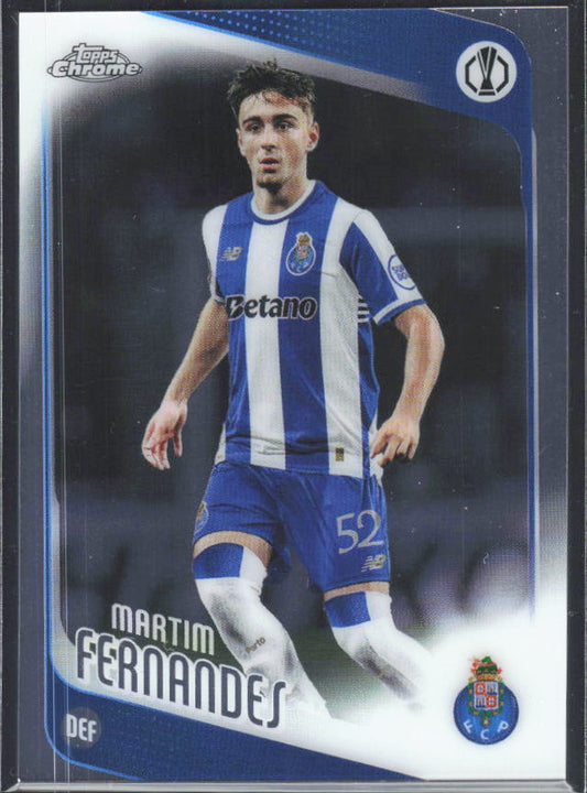 Martim Fernandes 2025-26 Chrome UEFA #62 – framsida