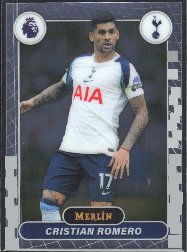 Cristian Romero 2026 Merlin Premier League #180 – framsida