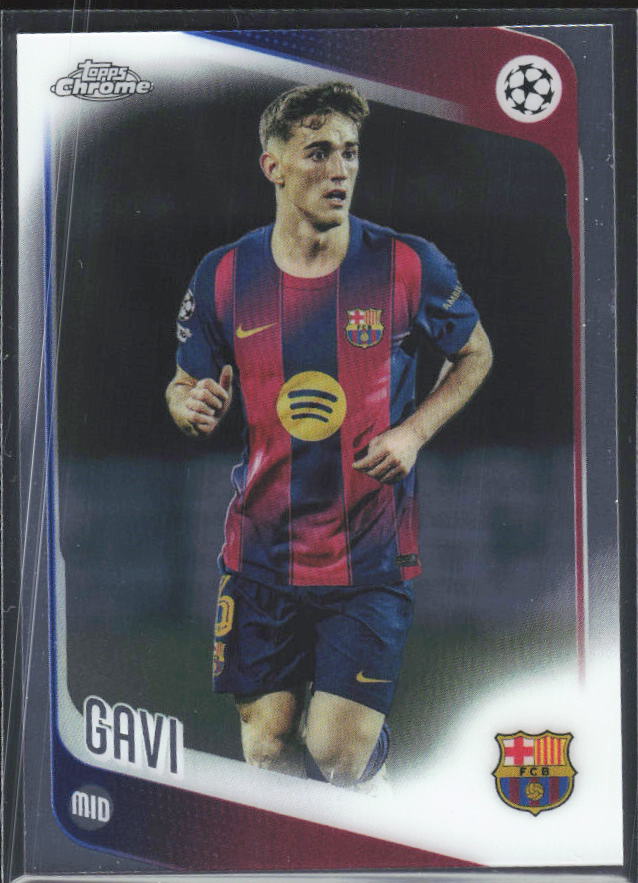 Gavi 2025-26 Chrome UEFA #132 – framsida