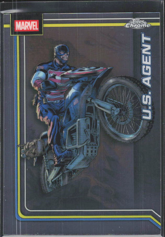 U.S. Agent 2026 Chrome Marvel #182 – framsida