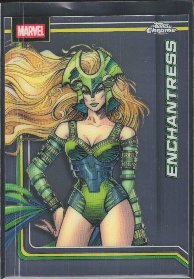 Enchantress 2026 Chrome Marvel #035 – framsida