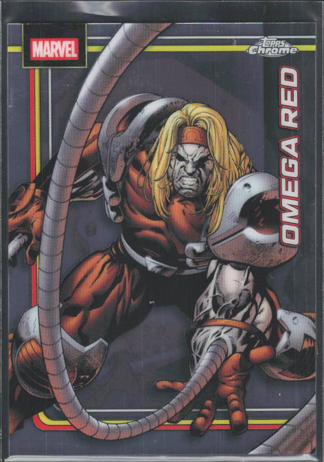 Omega Red 2026 Chrome Marvel #090 – framsida