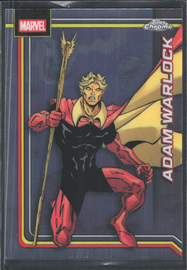 Adam Warlock 2026 Chrome Marvel #002 – framsida