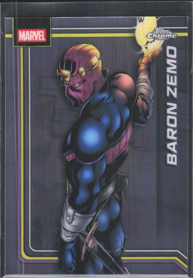 Baron Zemo 2026 Chrome Marvel #009 – framsida