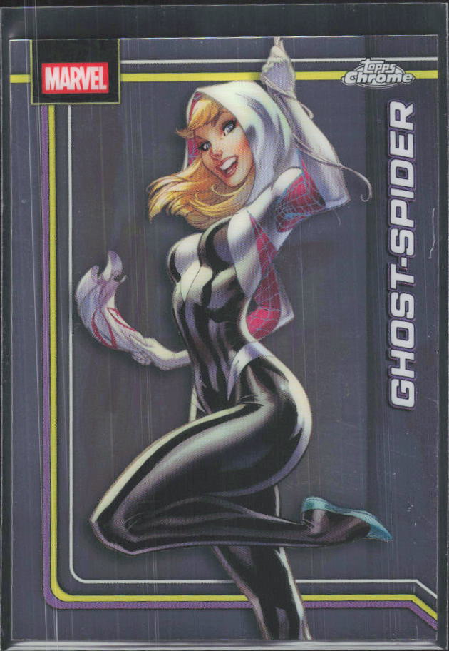Ghost-Spider 2026 Chrome Marvel #042 – framsida