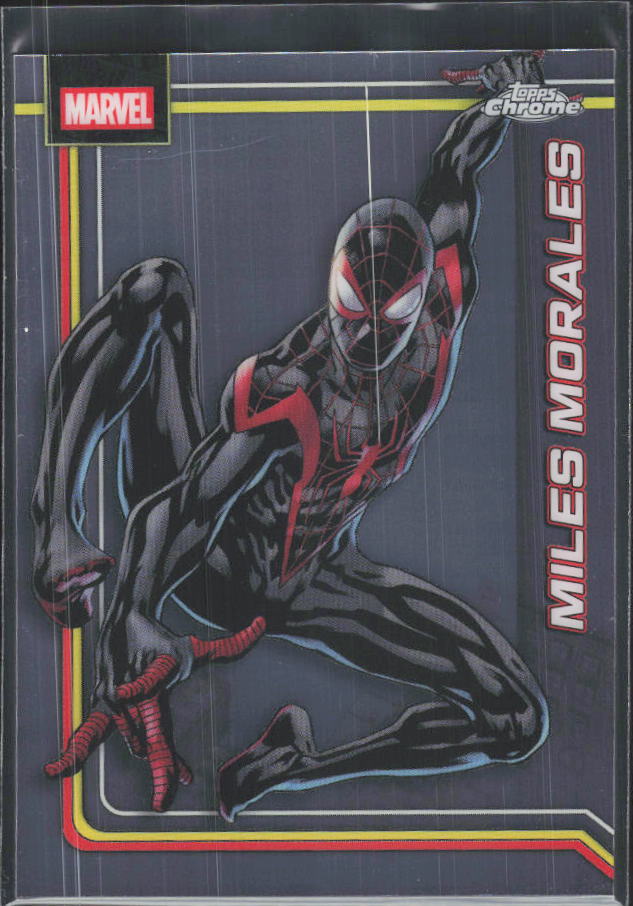 Miles Morales 2026 Chrome Marvel #078 – framsida