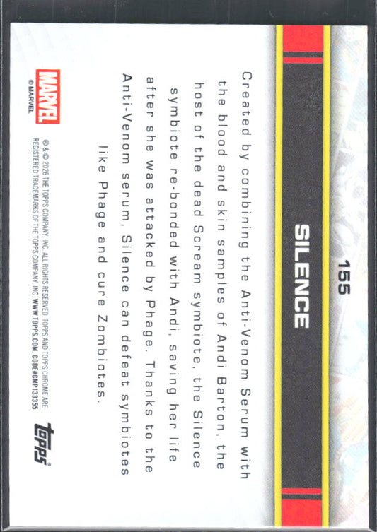 Silence 2026 Chrome Marvel #155 – baksida