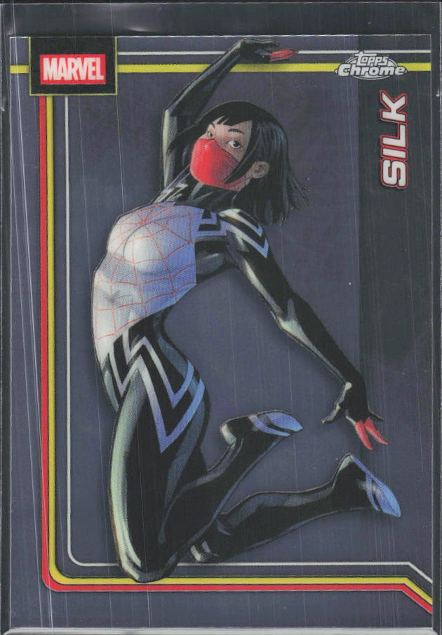 Silk 2026 Chrome Marvel #156 – framsida