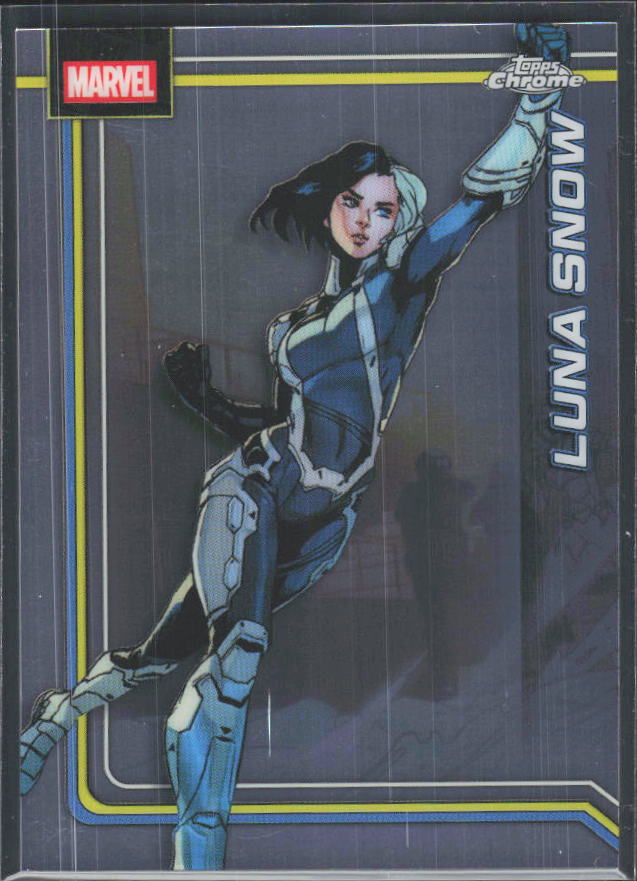Luna Snow 2026 Chrome Marvel #132 – framsida