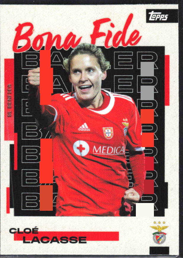 Cloé Lacasse 2025-26 SL Benfica Team Set Bona Fide Baller #26 – framsida