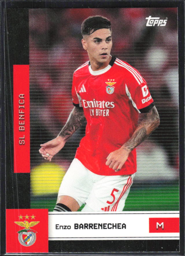 Enzo Barrenechea 2025-26 SL Benfica Team Set #14 – framsida